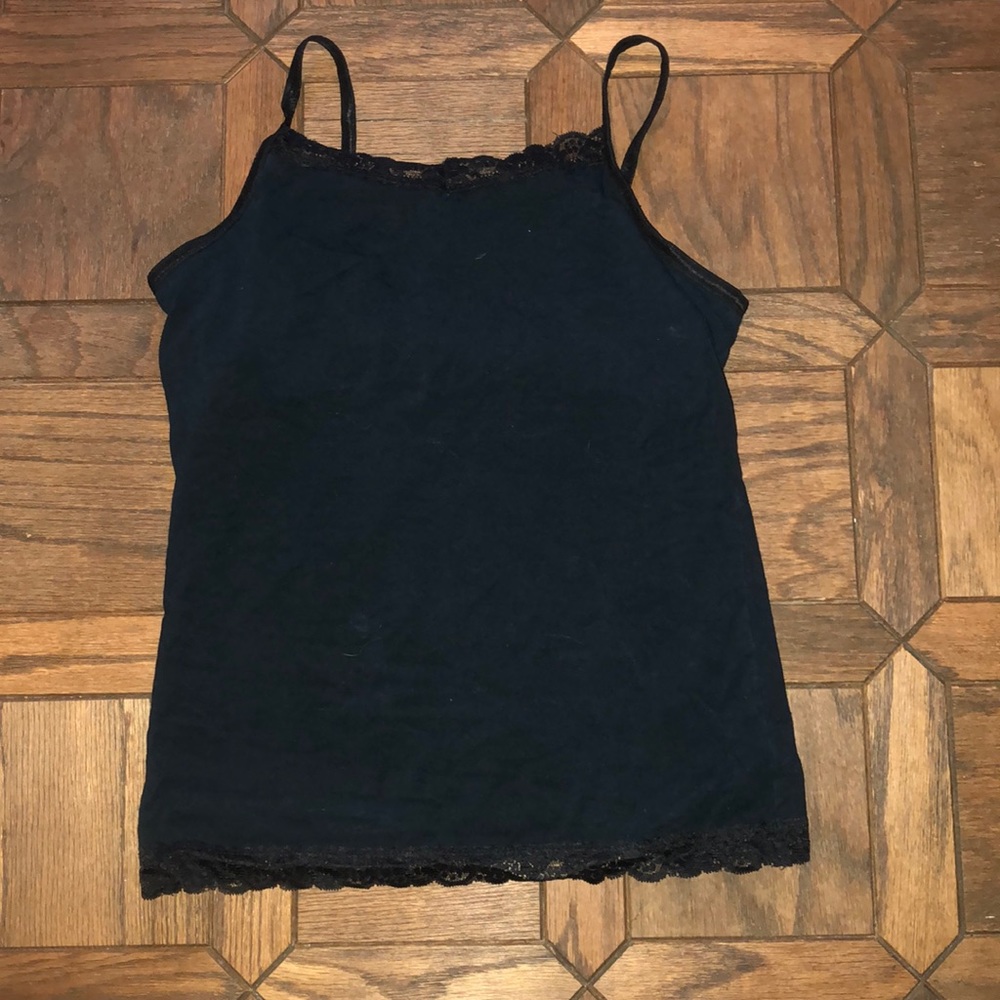 GIRLS Black Cami Size XL(14)